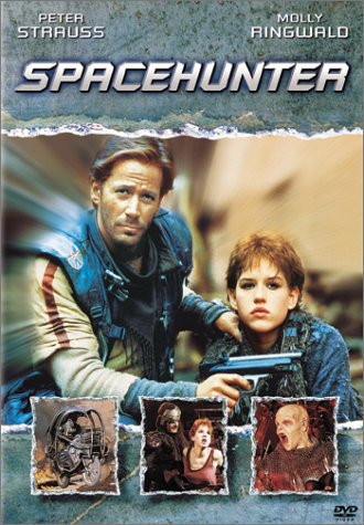 The cover for the U.S. DVD release of Spacehunter: Adventures in the Forbidden Zone (1983).